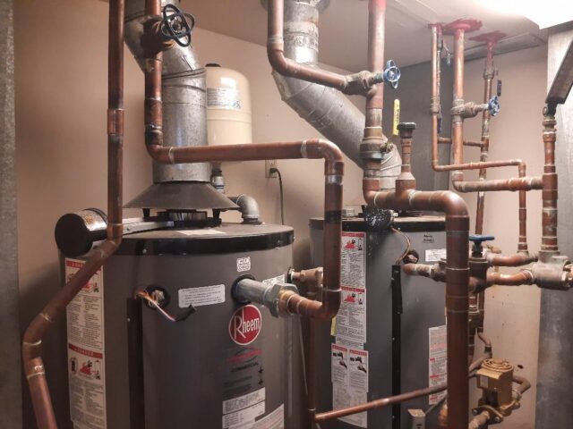 Repair of Commercial Water Heater